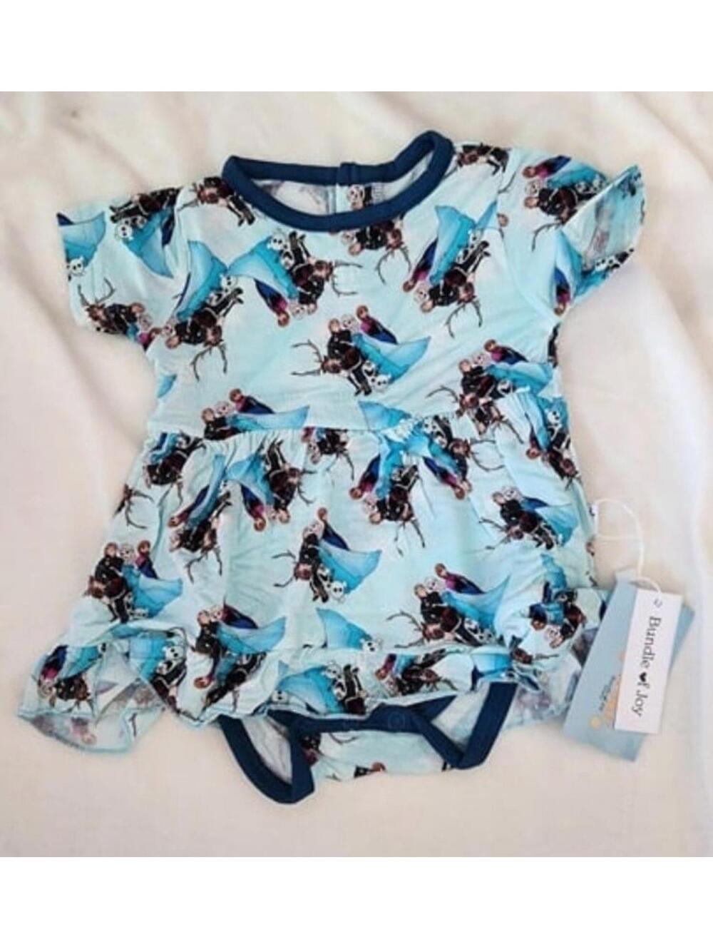 3 months bamboo twirl dress frozen